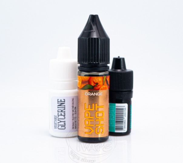 Рідина Vape Shot Salt Orange 15ml 25mg зі смаком апельсину (набір компонентів)