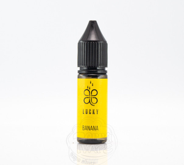 Рідина Lucky Salt Banana 15ml 50mg на сольовому нікотині зі смаком банану