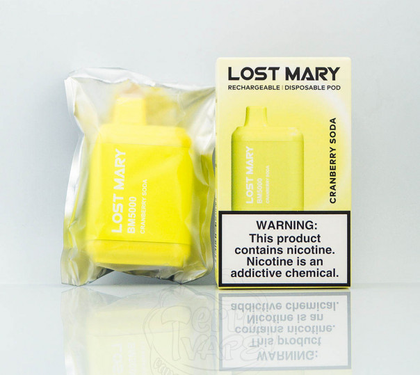 Lost Mary BM5000 Cranberry Soda (Журавлинна содова) Одноразовий POD