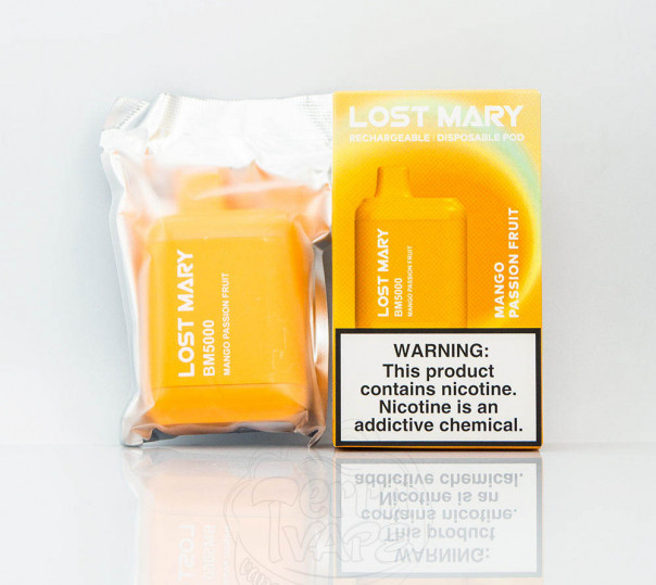 Lost Mary BM5000 Mango Passion Fruit (Манго и маракуйя) Одноразовый POD