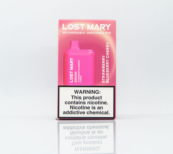 Lost Mary BM5000 Strawberry Blueberry Cherry (Клубника, черника, вишня) Одноразовый POD