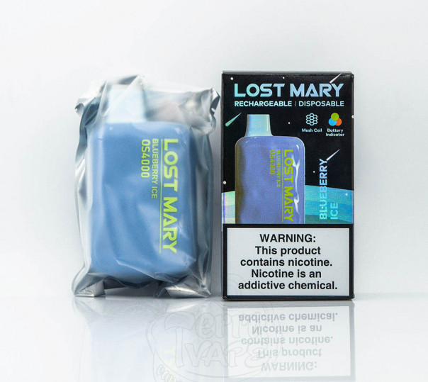 Lost Mary OS4000 Blueberry Ice (Чорниця з холодком) Одноразовий POD