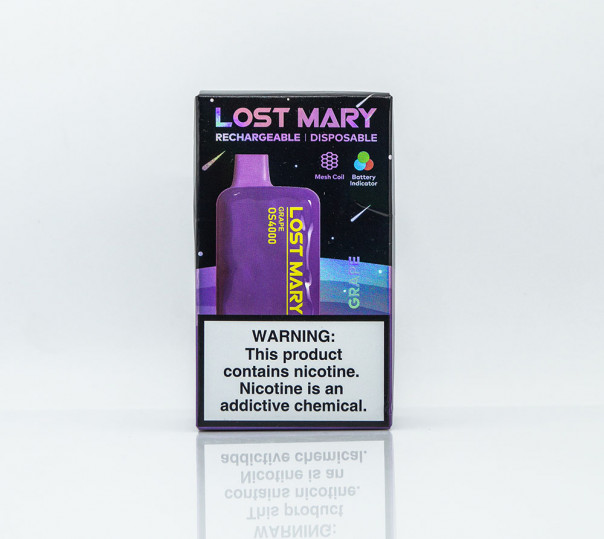 Lost Mary OS4000 Grape (Виноград) Одноразовий POD