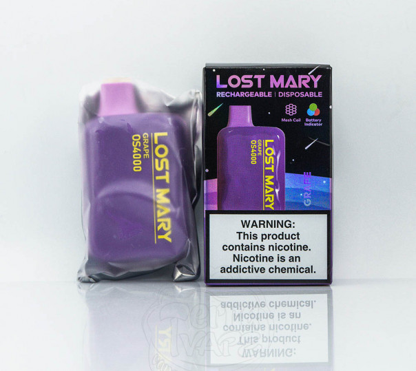 Lost Mary OS4000 Grape (Виноград) Одноразовий POD