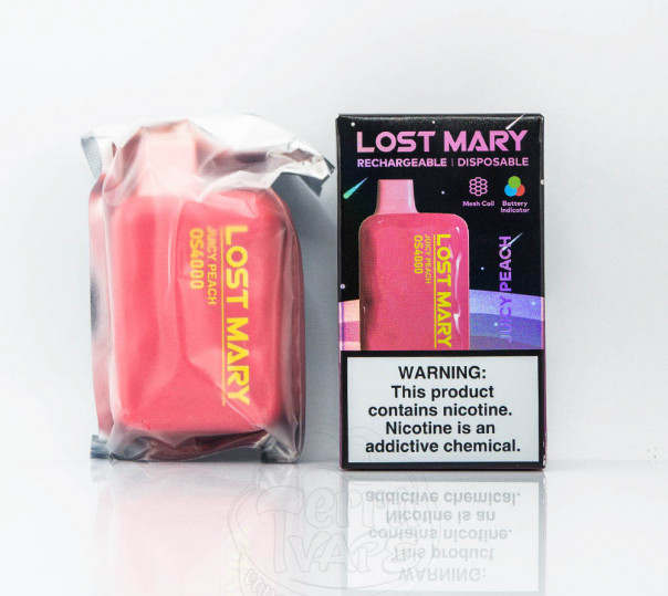 Lost Mary OS4000 Juicy Peach (Стиглий персик) Одноразовий POD