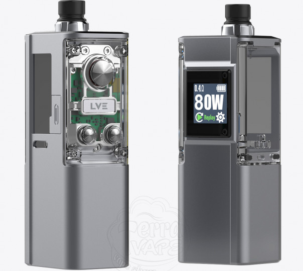 LVE Boson DNA80C Boro Device 80W 2200mAh Titanium Silver АИО Система