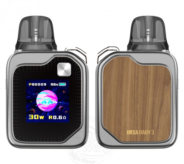 Lost Vape Ursa Baby 3 Pod Kit 1200mAh Ash Wood Многоразовая POD система