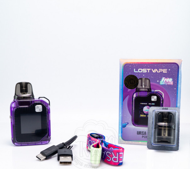 Lost Vape Ursa Baby 3 Pod Kit 1200mAh Ebony Wood Многоразовая POD система