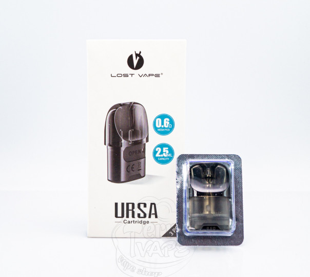 Картридж Lost Vape Ursa для POD систем Ursa Nano, Baby, Nano Pro, S, Art, Baby Pro, Pocket, Baby 2, Nano 2 и др.