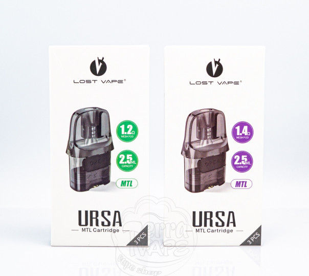 Картридж Lost Vape Ursa для POD систем Ursa Nano, Baby, Nano Pro, S, Art, Baby Pro, Pocket, Baby 2, Nano 2 и др.