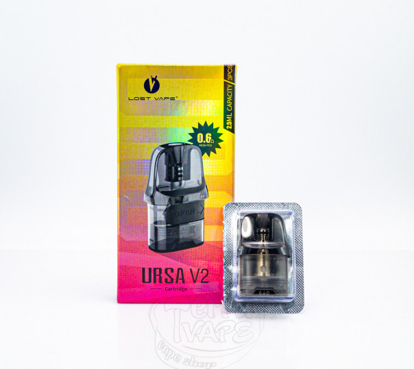 Картридж Lost Vape Ursa для POD систем Ursa Nano, Baby, Nano Pro, S, Art, Baby Pro, Pocket, Baby 2, Nano 2 и др.