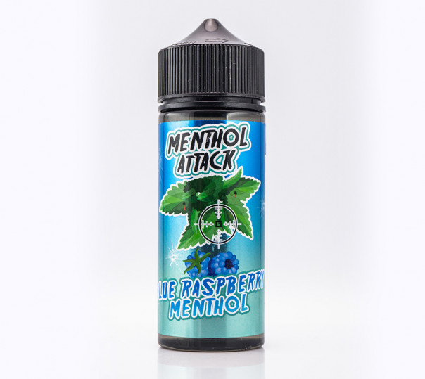 Menthol Attack Organic Blue Raspberry Menthol 100ml 0mg без нікотину