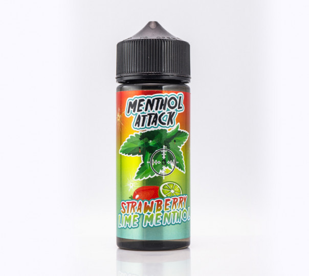 Menthol Attack Organic Strawberry Lime Menthol 120ml 3mg на органічному нікотині