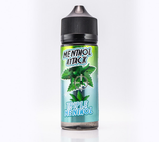 Menthol Attack Organic Triple Menthol 110ml 1.5mg на органічному нікотині