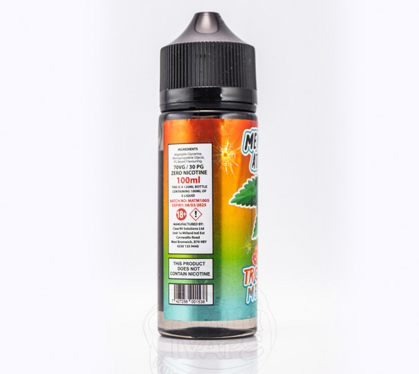 Menthol Attack Organic Tropic Menthol 100ml 0mg без никотина