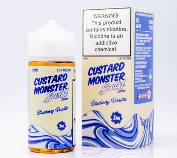 Жидкость Custard Monster Organic Blueberry Vanilla 100ml 3mg