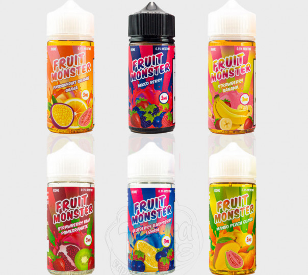 Рідина Fruit Monster Organic 100ml на органічному нікотині