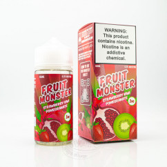 Fruit Monster Organic Strawberry Kiwi Pomegranate 100ml 3mg Жидкость