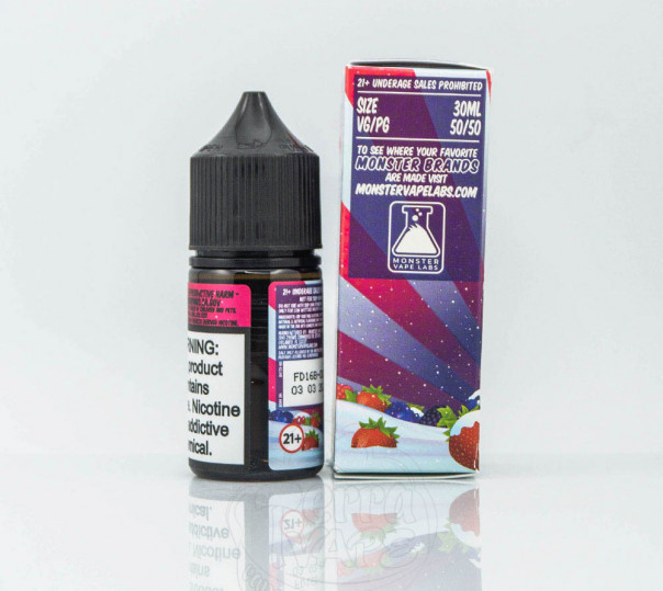 Рідина Frozen Fruit Monster Salt Mixed Berry Ice 30ml 24mg на сольовому нікотині зі смаком ягід з холодком