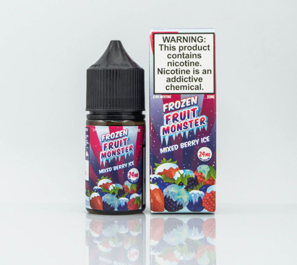 Рідина Frozen Fruit Monster Salt Mixed Berry Ice 30ml 24mg на сольовому нікотині зі смаком ягід з холодком