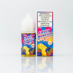 Fruit Monster Salt Blueberry Raspberry Lemon 30ml 24mg Жидкость