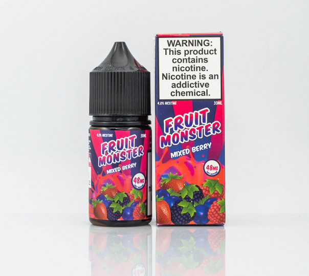 Жидкость Fruit Monster Salt Mixed Berry 30ml 24mg на солевом никотине со вкусом ягод