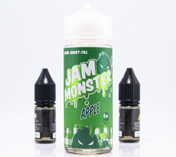 Рідина Jam Monster Organic Shortfill Apple 110ml 1.5mg зі смаком яблучного джему
