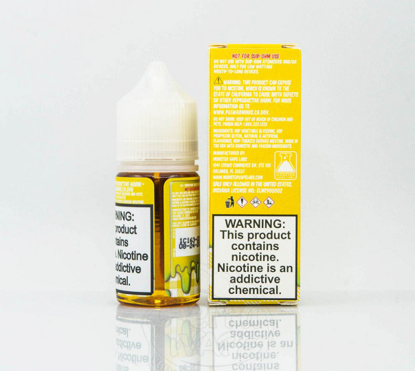 Рідина Jam Monster Salt Banana 30ml 24mg на сольовому нікотині зі смаком бананового джему