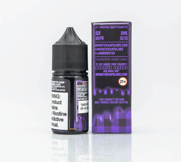 Рідина Jam Monster Salt Blackberry 30ml 24mg на сольовому нікотині зі смаком ожинового джему