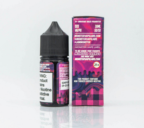 Жидкость Jam Monster Salt Mixed Berry 30ml 24mg на солевом никотине со вкусом ягодного джема