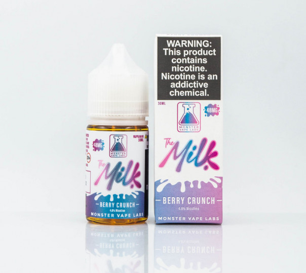 Рідина Milk Monster Salt Berry Crunch 30ml 24mg на сольовому нікотині зі смаком сухого сніданку з ягодами