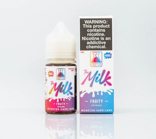 Рідина Milk Monster Salt Fruity 30ml 24mg на сольовому нікотині зі смаком фруктового мілкшейка