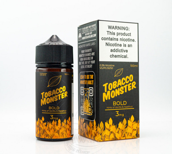 Рідина Tobacco Monster Organic Bold 100ml 6mg на органічному нікотині