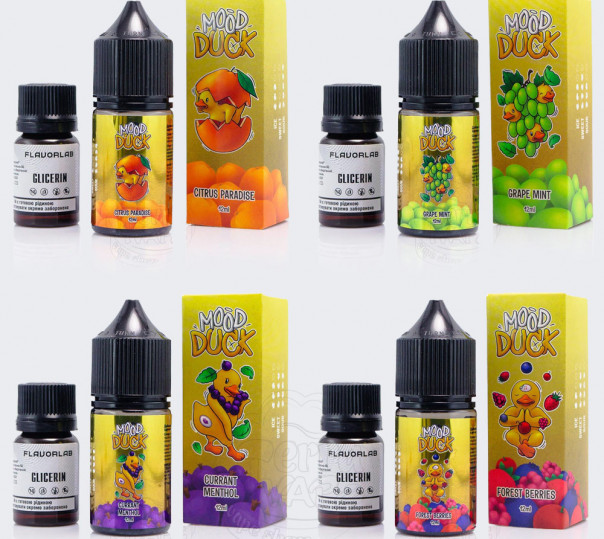Жидкость MoodDuck Salt 30ml (набор компонентов)