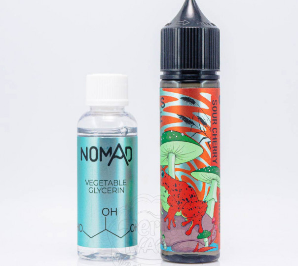 Рідина Jaba's Juice Organic Sour Cherry 60ml 6mg зі смаком кислої вишні (набір компонентів)