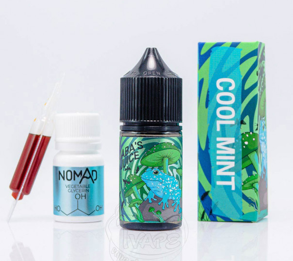 Рідина Jaba's Juice Salt Cool Mint 30ml 50mg зі смаком м'яти (набір компонентів)