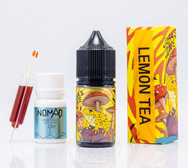 Жидкость Jaba's Juice Salt Lemon Tea 30ml 0mg со вкусом лимонного чая (набор компонентов)