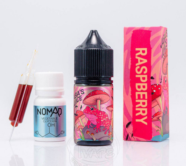 Жидкость Jaba's Juice Salt Raspberry 30ml 50mg со вкусом малины (набор компонентов)