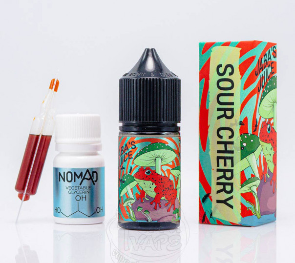 Жидкость Jaba's Juice Salt Sour Cherry 30ml 50mg со вкусом вишни (набор компонентов)