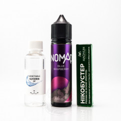 Набір Nomad Organic Blue Raspberry 60ml 0mg Рідина