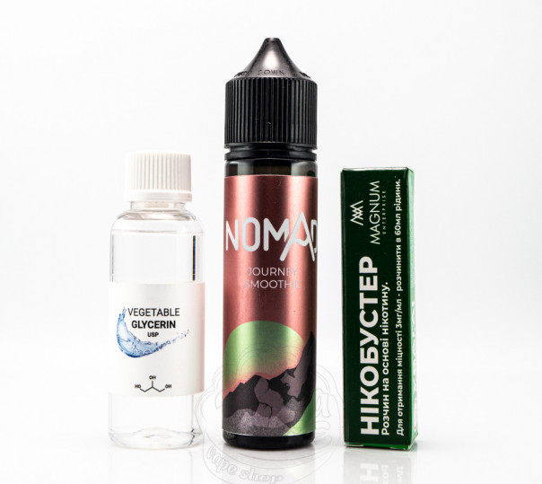 Жидкость Nomad Organic Journey Smoothie 60ml 3mg (набор компонентов)