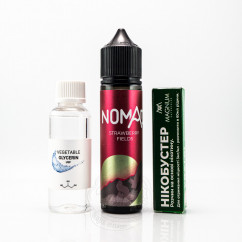 Набір Nomad Organic Strawberry Fields 60ml 0mg Рідина