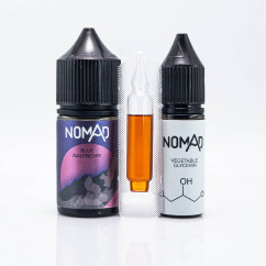 Nomad Salt Blue Raspberry 30ml 0mg Рідина