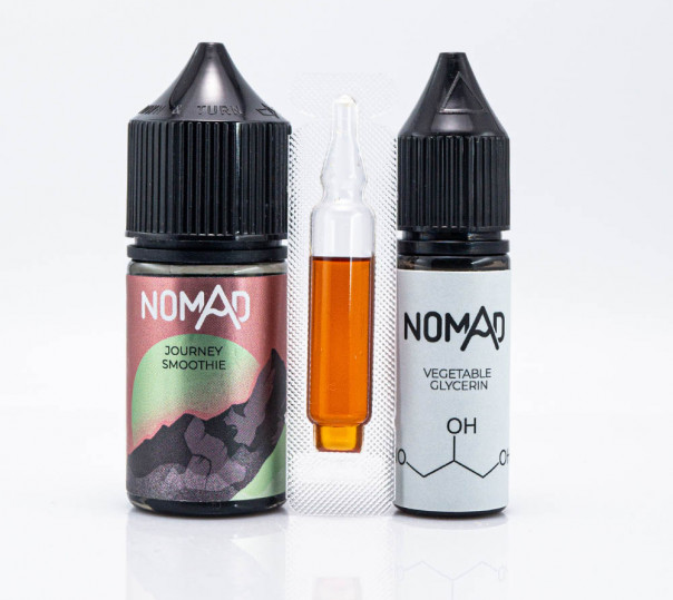 Рідина Nomad Salt Journey Smoothie 30ml 25mg зі смаком фруктового смузі (набір компонентів)