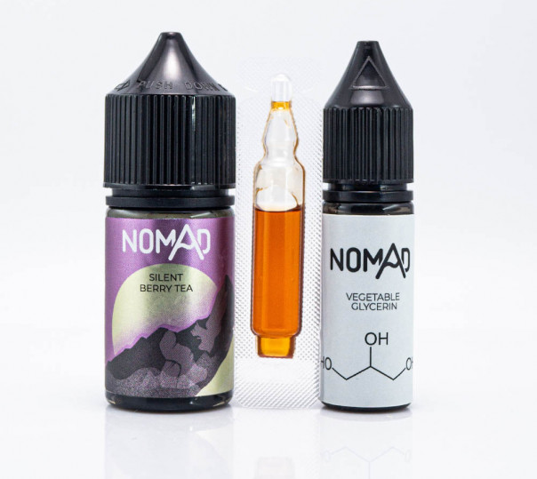 Рідина Nomad Salt Silent Berry Tea 30ml 25mg зі смаком ягідного чаю (набір компонентів)