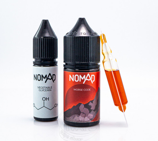 Жидкость Nomad Salt Morse Code 30ml 0mg со вкусом ягод и эвкалипта (набор компонентов)