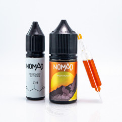 Nomad Salt Nasty Peach 30ml 0mg Рідина