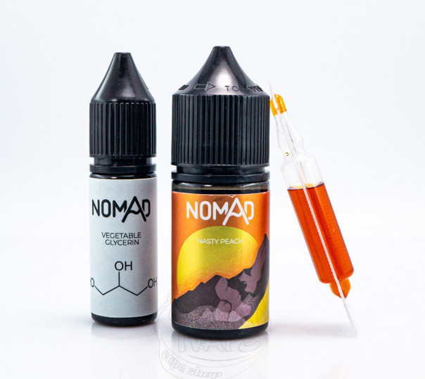 Рідина Nomad Salt Nasty Peach 30ml 25mg зі смаком персикового чаю (набір компонентів)