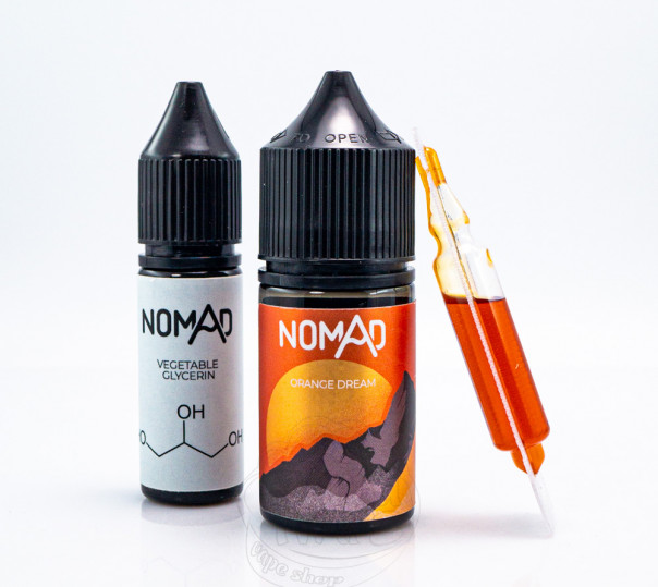 Жидкость Nomad Salt Orange Dream 30ml 0mg со вкусом апельсинового мороженого (набор компонентов)