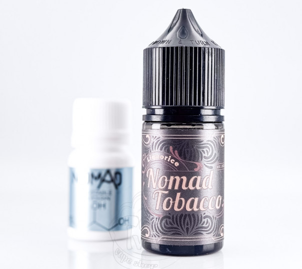 Жидкость Nomad Tobacco Salt Liquorice 30ml 0mg (набор компонентов)